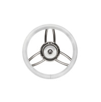 VS13 Steering Wheel -  Diameter 350mm - White - 62.00840.01 - Riviera 